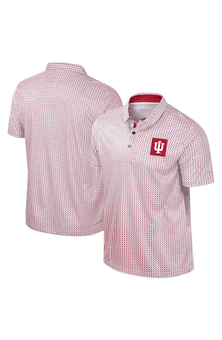 COLOSSEUM Men's Colosseum Crimson Indiana Hoosiers Big & Tall Marty Rival Polo, Alternate, color, Crimson