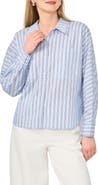 Parker Stripe Long Sleeve Button-Up Shirt