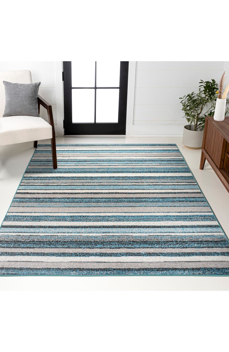 JONATHAN Y Magnolia Beach Strie' Striped Area Rug, Alternate, color, 
