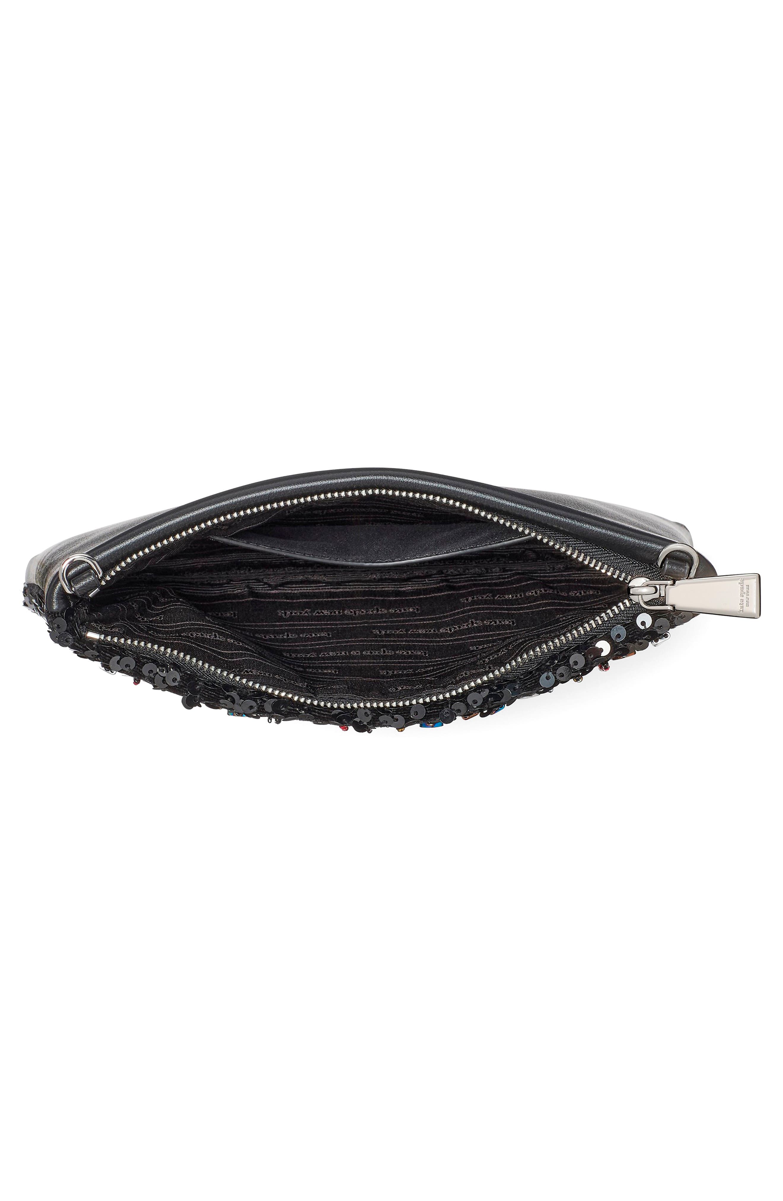 nova fringe embellished clutch, Alternate, color, MULTI