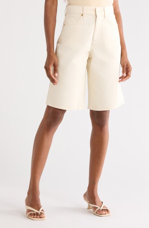 High Waist Denim Shorts