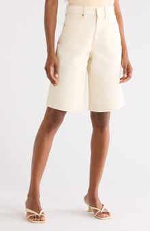 Veronica Beard High Waist Denim Shorts