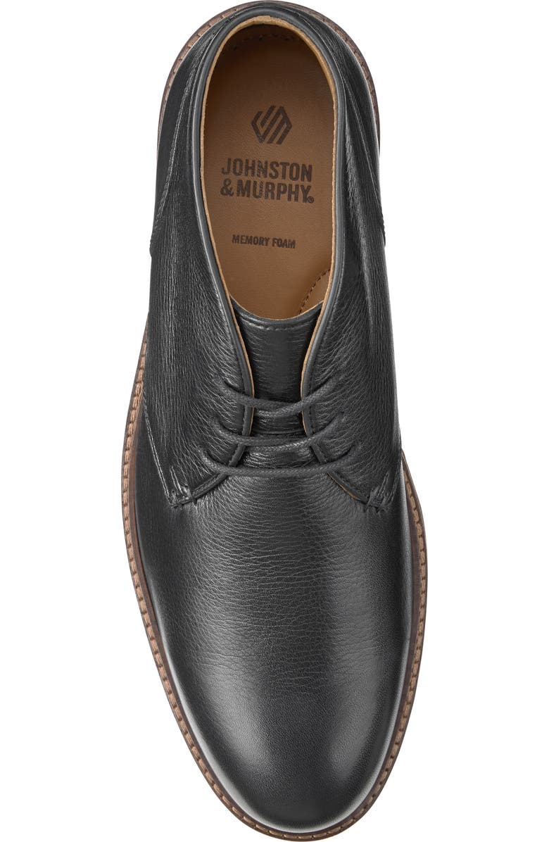 Johnston & Murphy Calder Chukka Boot, Alternate, color, Black Tumbled Full Grain
