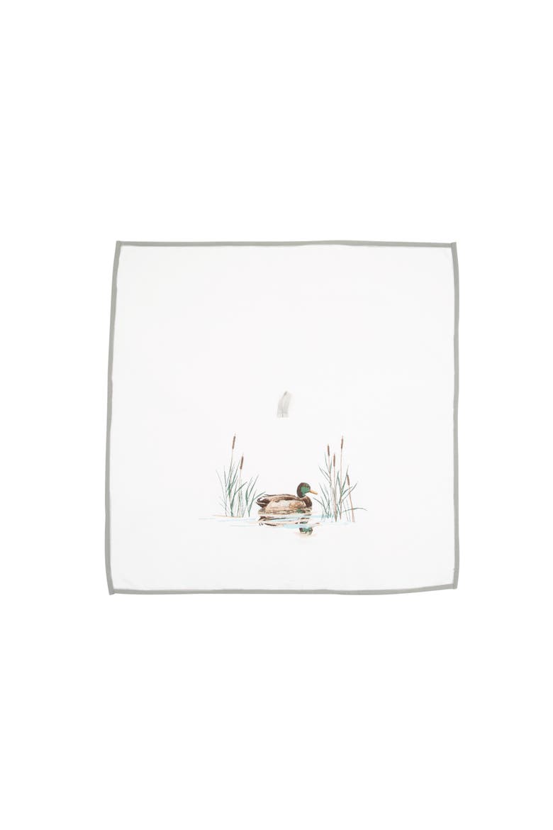 Mallard Duck Terrycloth Kitchen and Bathroom Towel, Alternate, color, Green