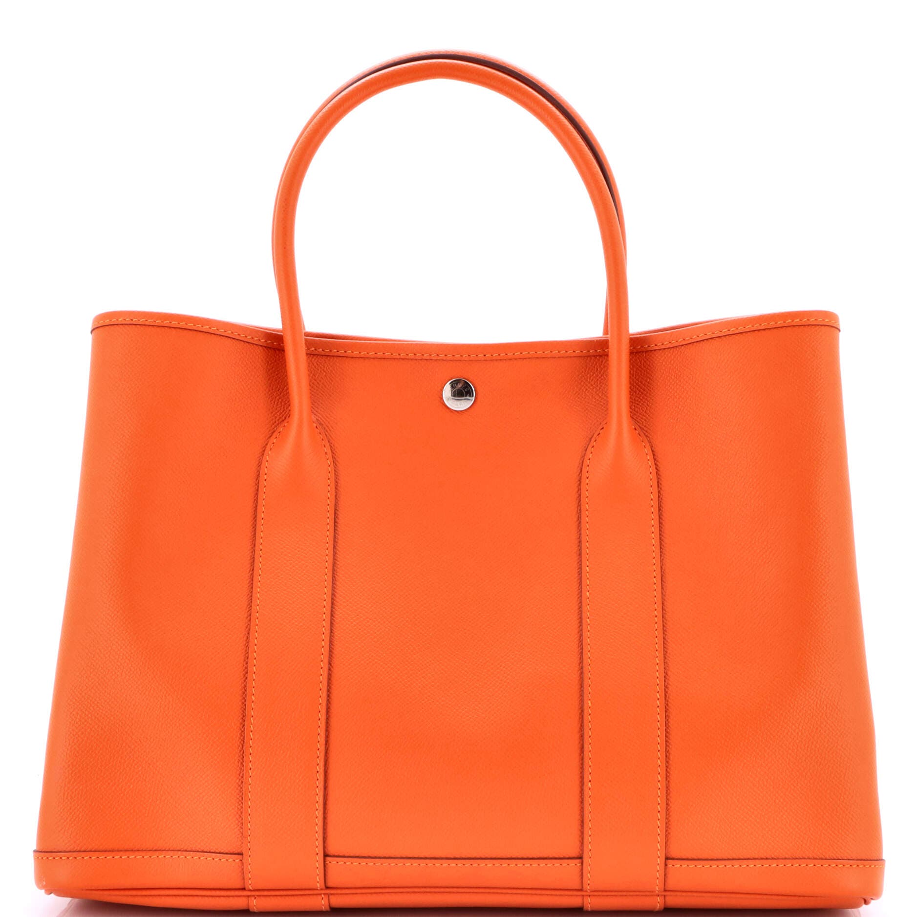 Pre-Owned Hermes Garden Party Tote Leather 36, Main, color, 