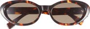 Fendi 'Fendi Diamonds 53mm Oval Sunglasses