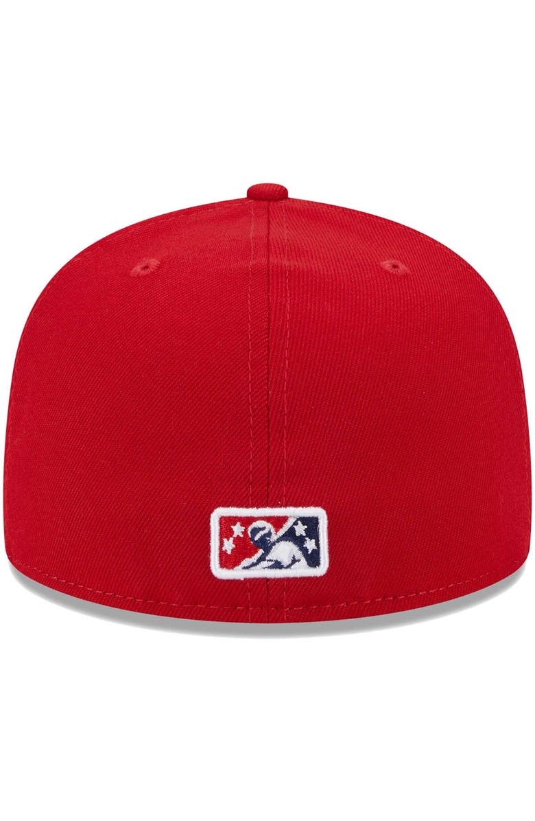 New Era Men's New Era Red Salt Lake Bees Theme Nights Salt Lake Stingers 59FIFTY Fitted Hat, Alternate, color,