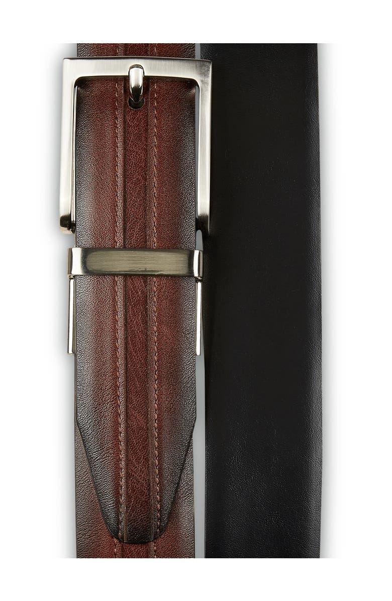Harbor Bay by DXL Reversible Belt, Alternate, color, Brown