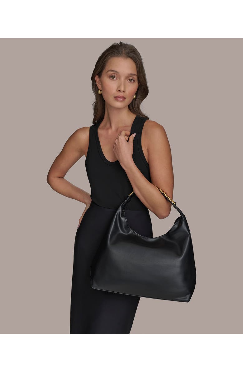 Donna Karan New York Bellmore Small Shoulder Bag, Alternate, color, Brilliant White