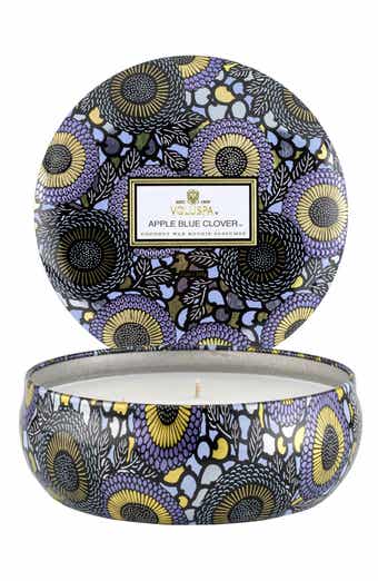 Apple Blue Clover Three-Wick Tin Candle