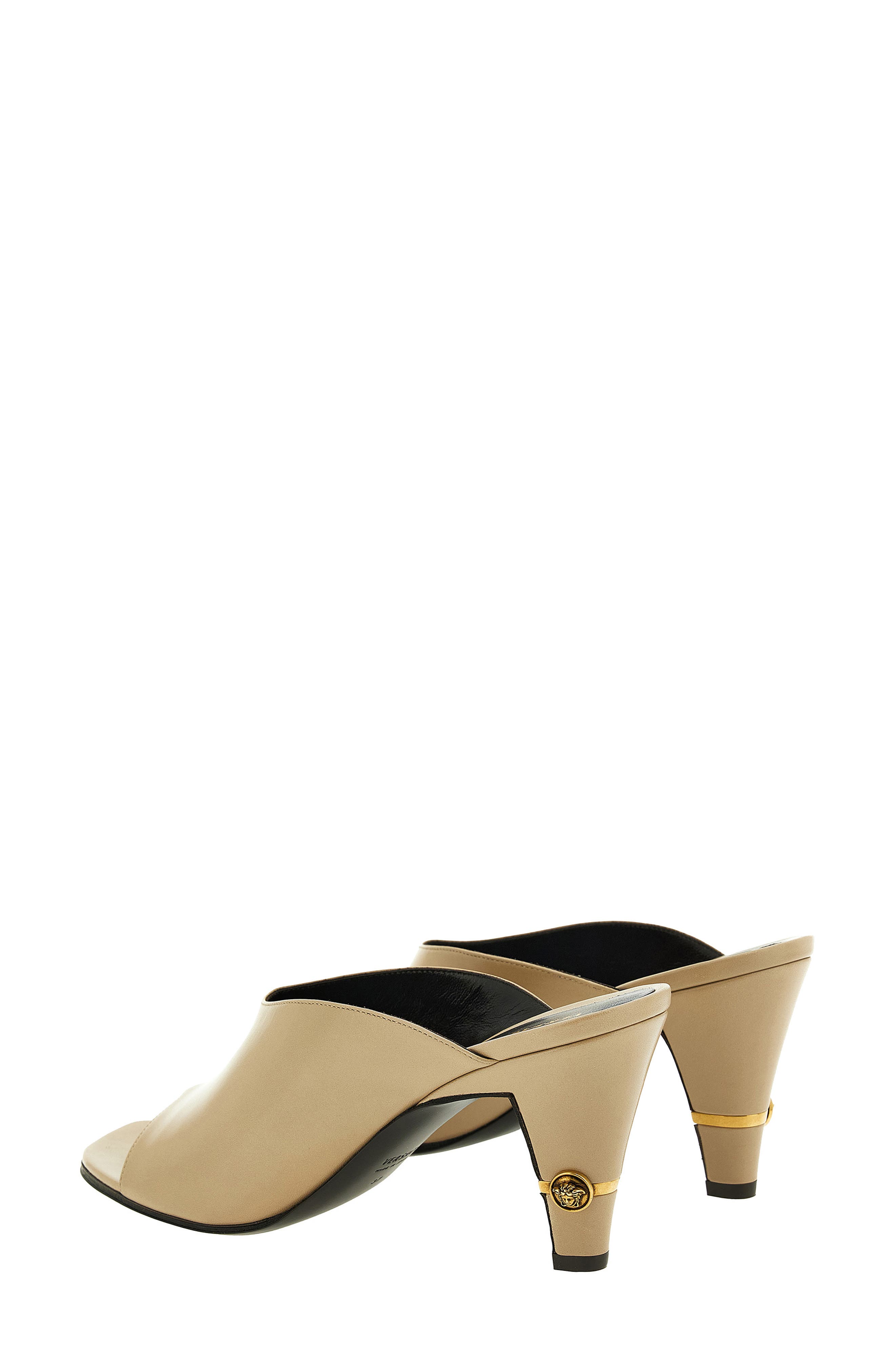 Mule Sandal, Alternate, color, DOVE GREY GOLD