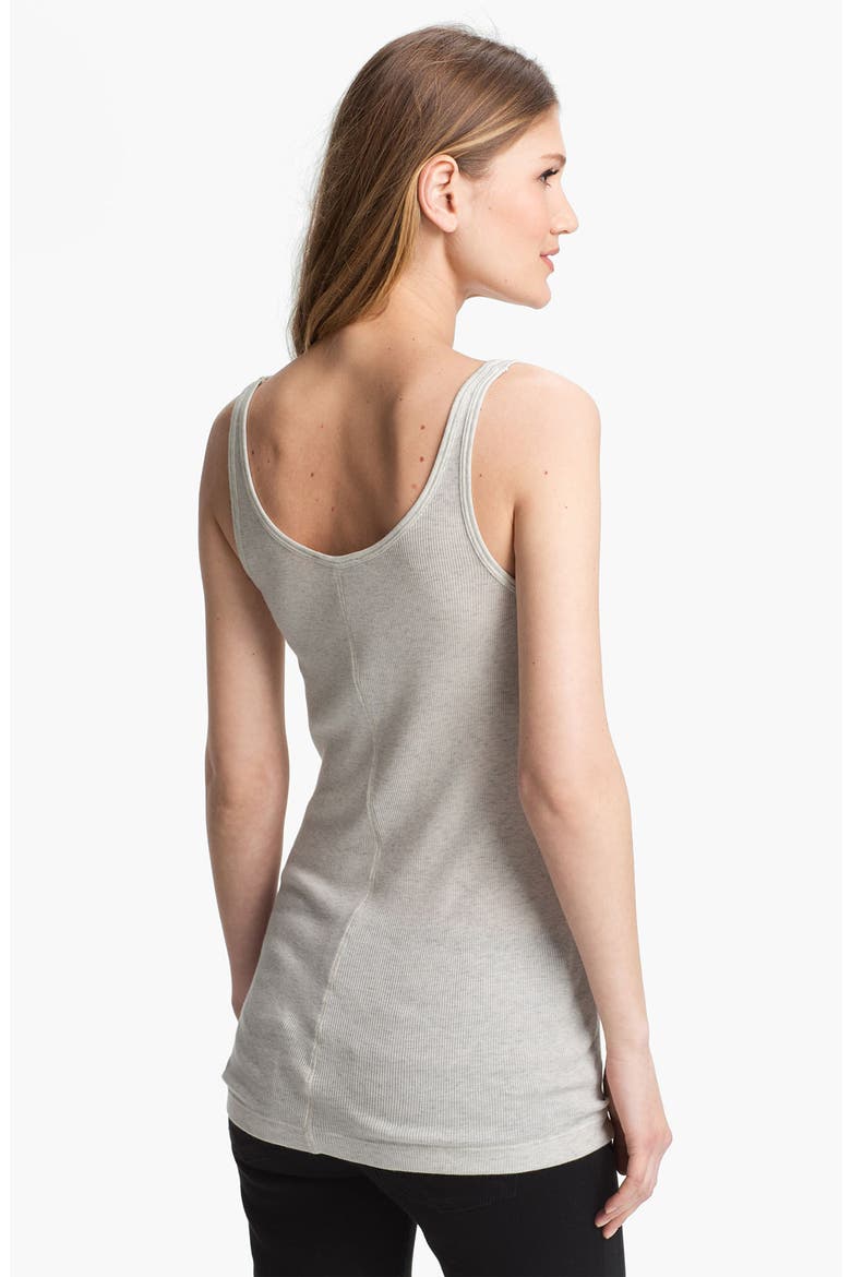 'Favorite' Tank, Alternate, color, HEATHER WHITE