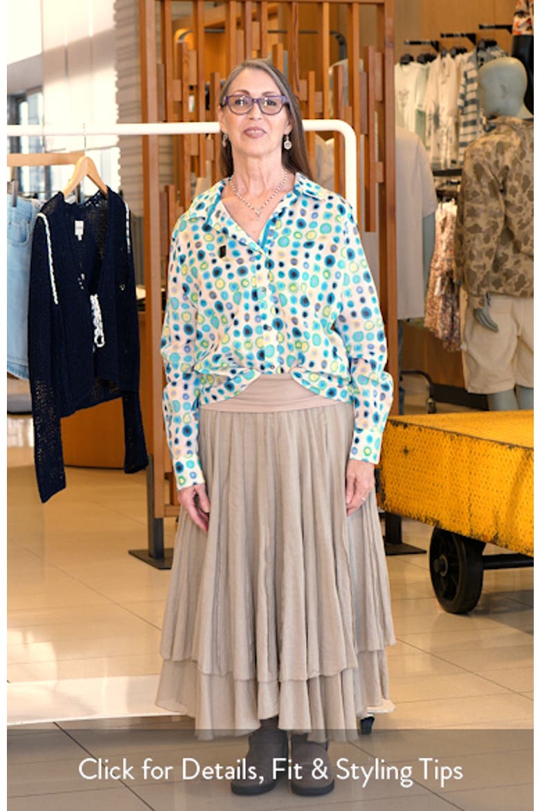 Bright Spot Crinkled Cotton Button-Up Shirt video