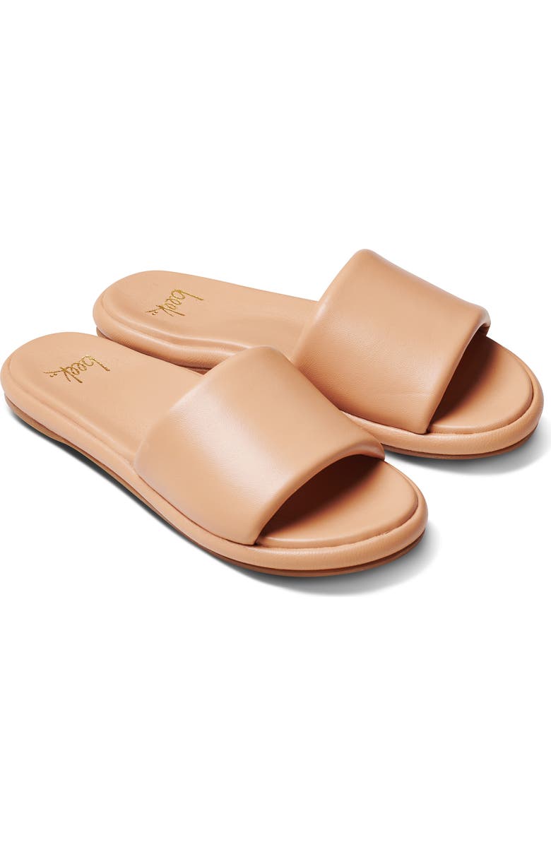 Beek Puffbird Slide Sandal, Main, color, Beach