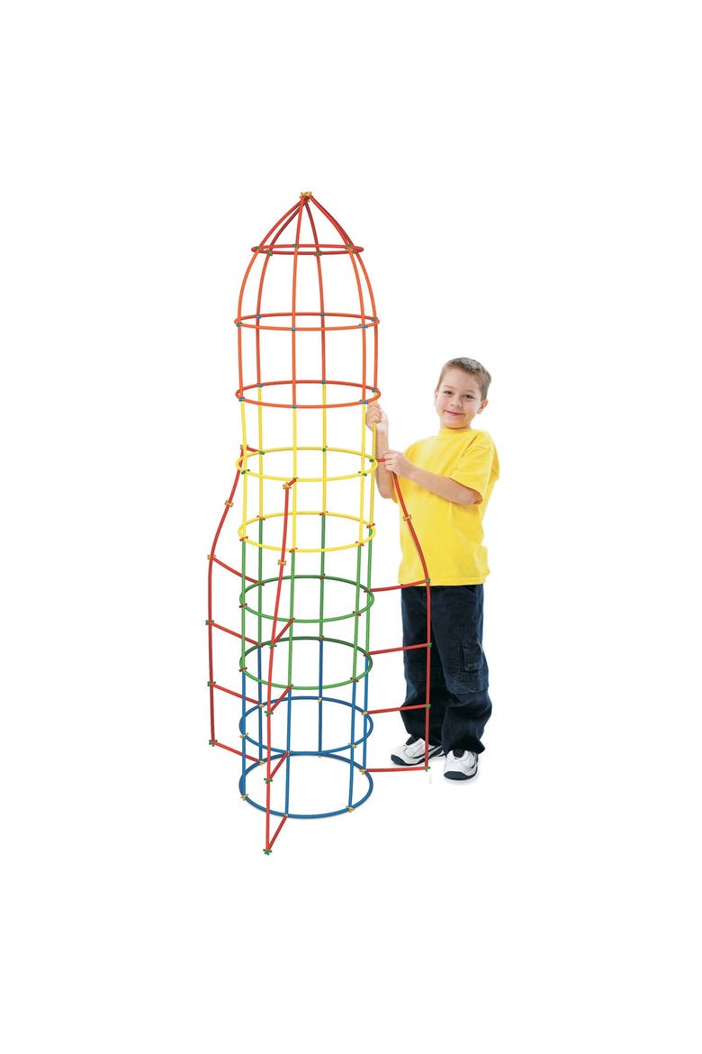 Straws and Connectors - 230 Pieces, Alternate, color, Multicolored