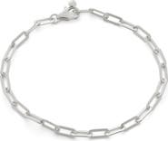 Monica Vinader Deco Paper Clip Chain Bracelet
