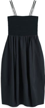 COS Lotta Smocked Cotton Midi Dress