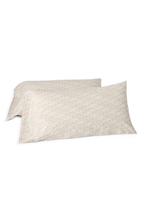Print Organic Cotton Percale Pillowcases