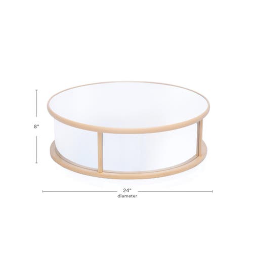 Kaplan Early Learning Company Curious Crawler Mirrored Play Table In Sand