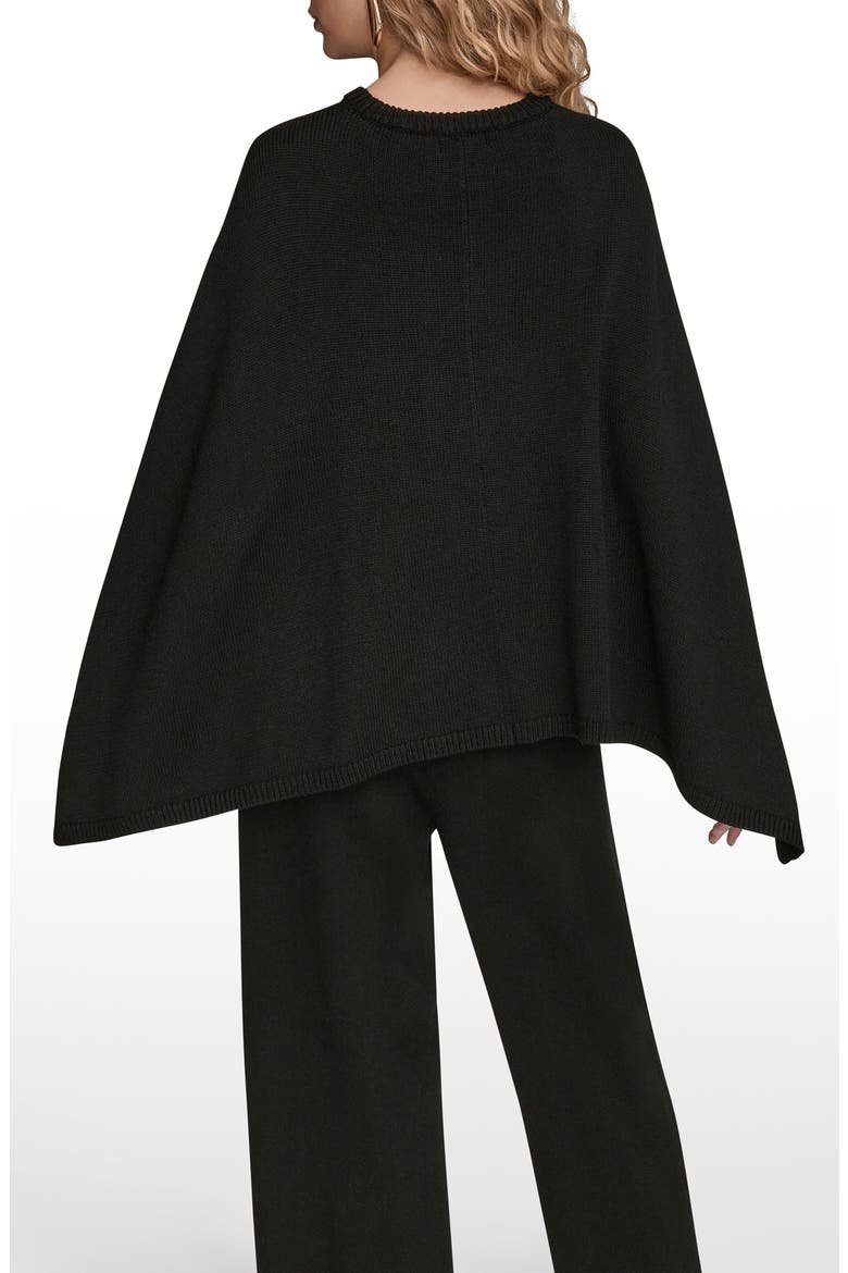 Cape Sweater, Alternate, color, BLACK
