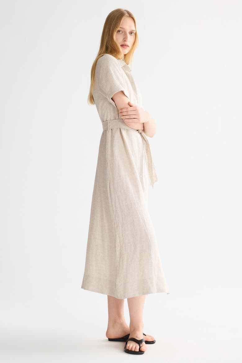 beige linen maxi dress Classic Natural Ecru / S elegant linen dress Breezaya Women's White And Color:LIZ BEIGE Available In Off White febshoot