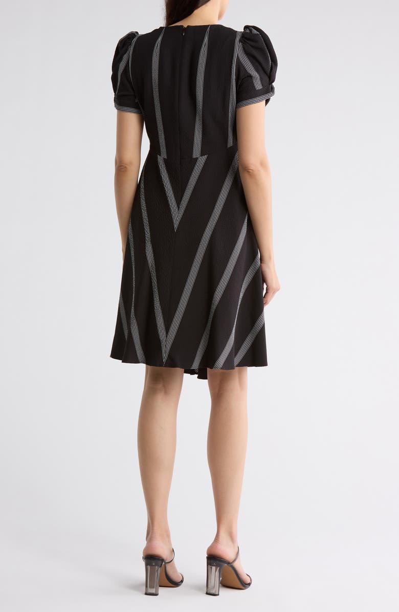 Calvin Klein Stripe Gauze Minidress, Alternate, color, 