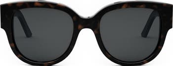 DIOR Wildior BU 54mm Polarized Cat Eye Sunglasses | Nordstrom