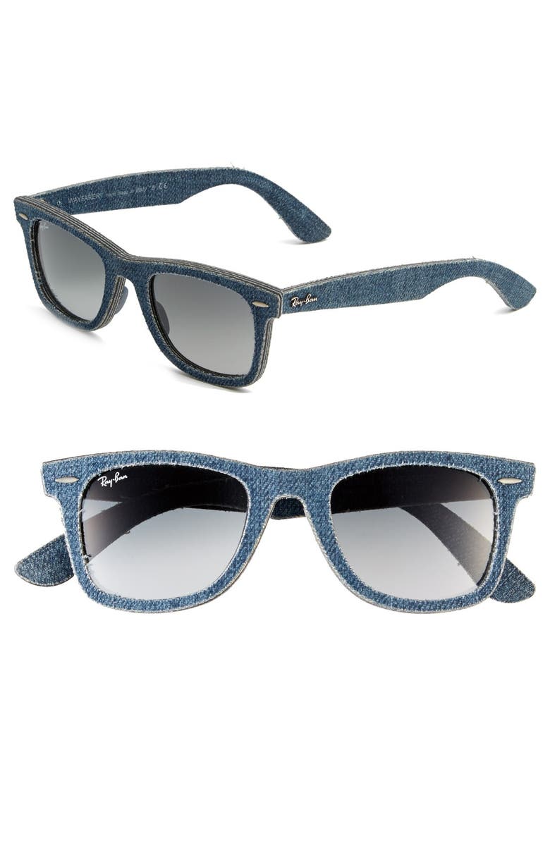 Ray-Ban 'Classic Wayfarer - Denim' 50mm Sunglasses, Main, color, 