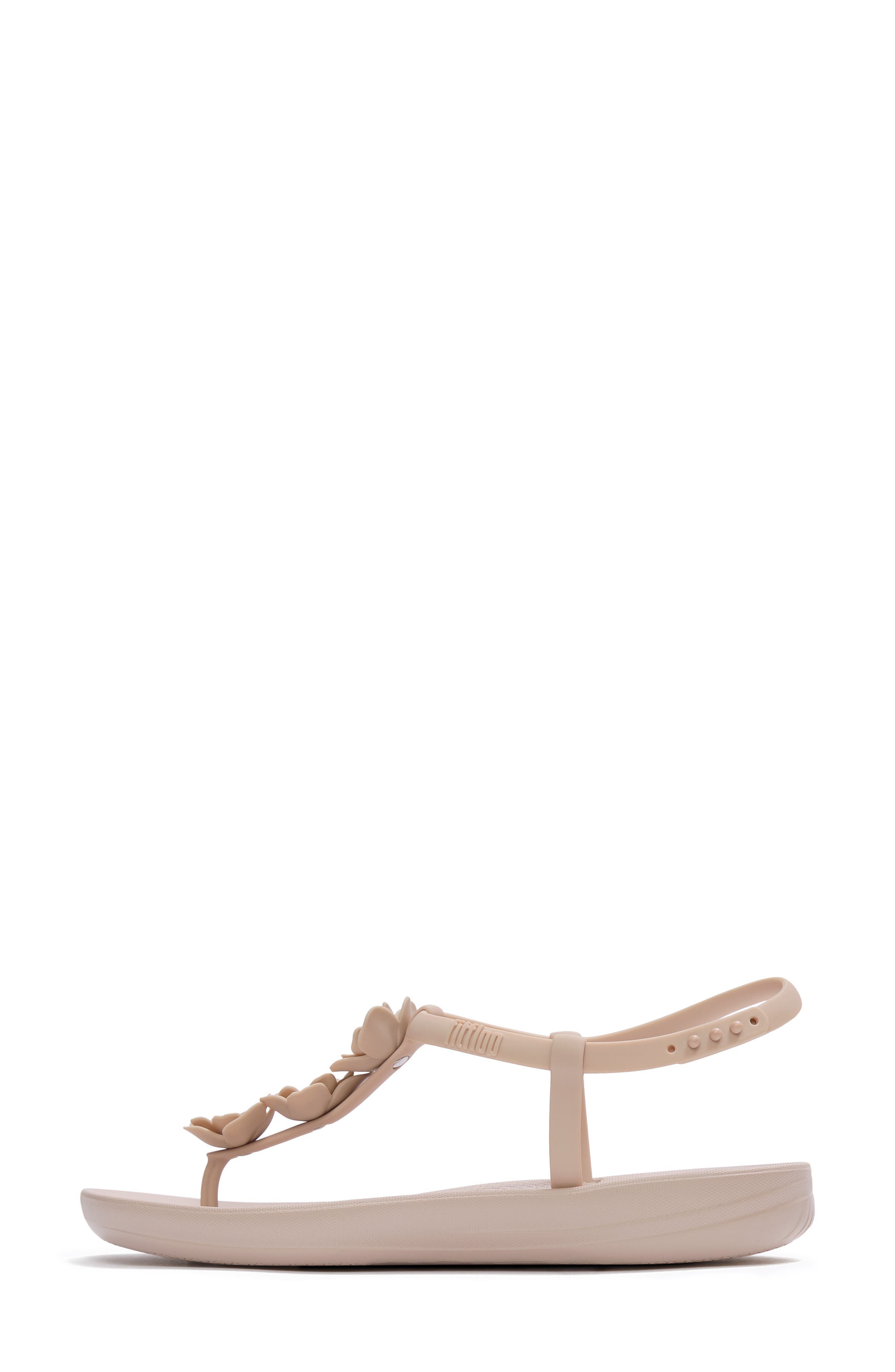 Splash Flower T-Strap Sandal, Alternate, color, NUDE ROSE