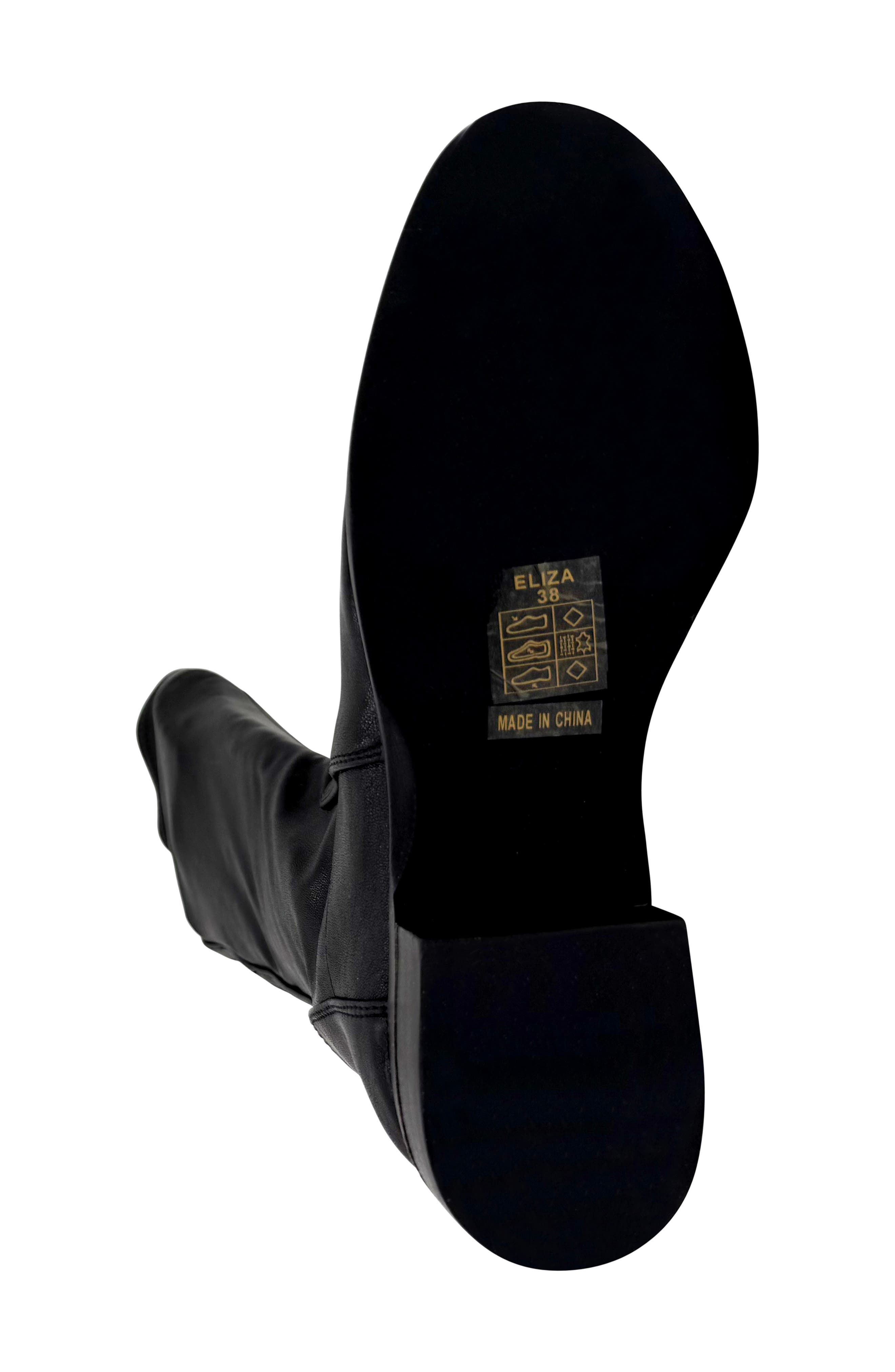 Eliza Tall Boot, Alternate, color, BLACK LEATHER