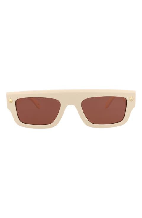 52mm Rectangular Sunglasses