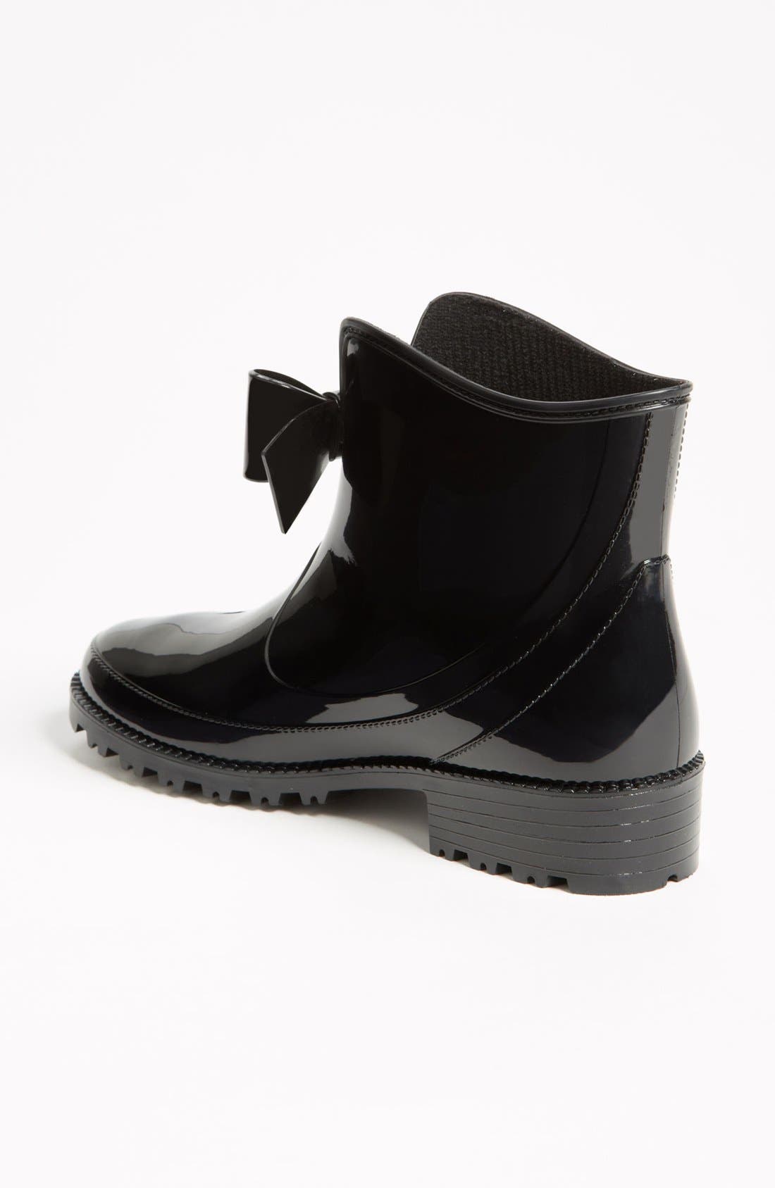 RED Valentino 'Bow' Rain Boot, Alternate, color, 