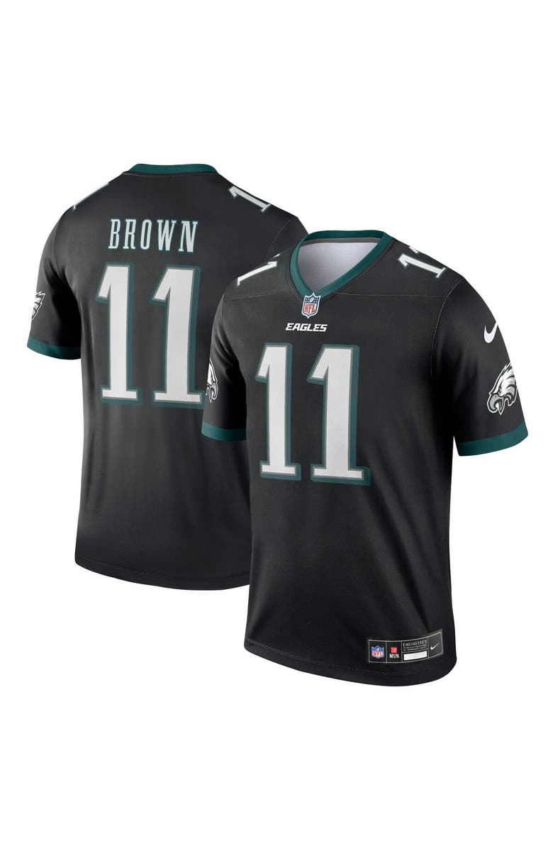 Nike Men's Nike A.J. Brown Black Philadelphia Eagles Legend Jersey, Main, color, Black