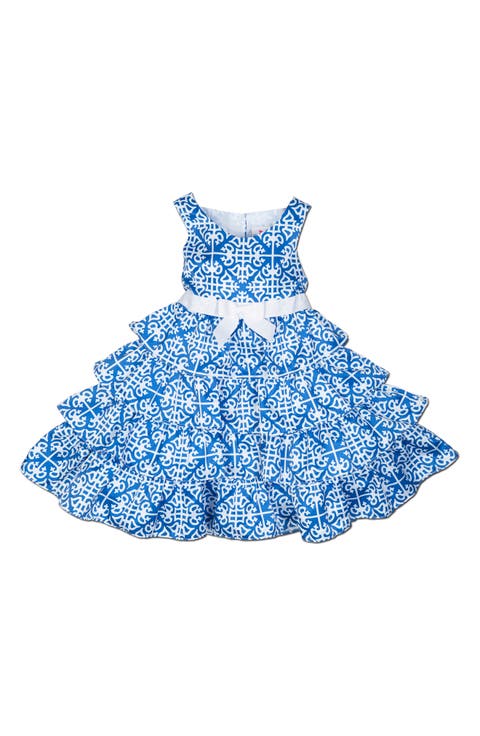Kids' Tile Print Party Dress (Little Kid)