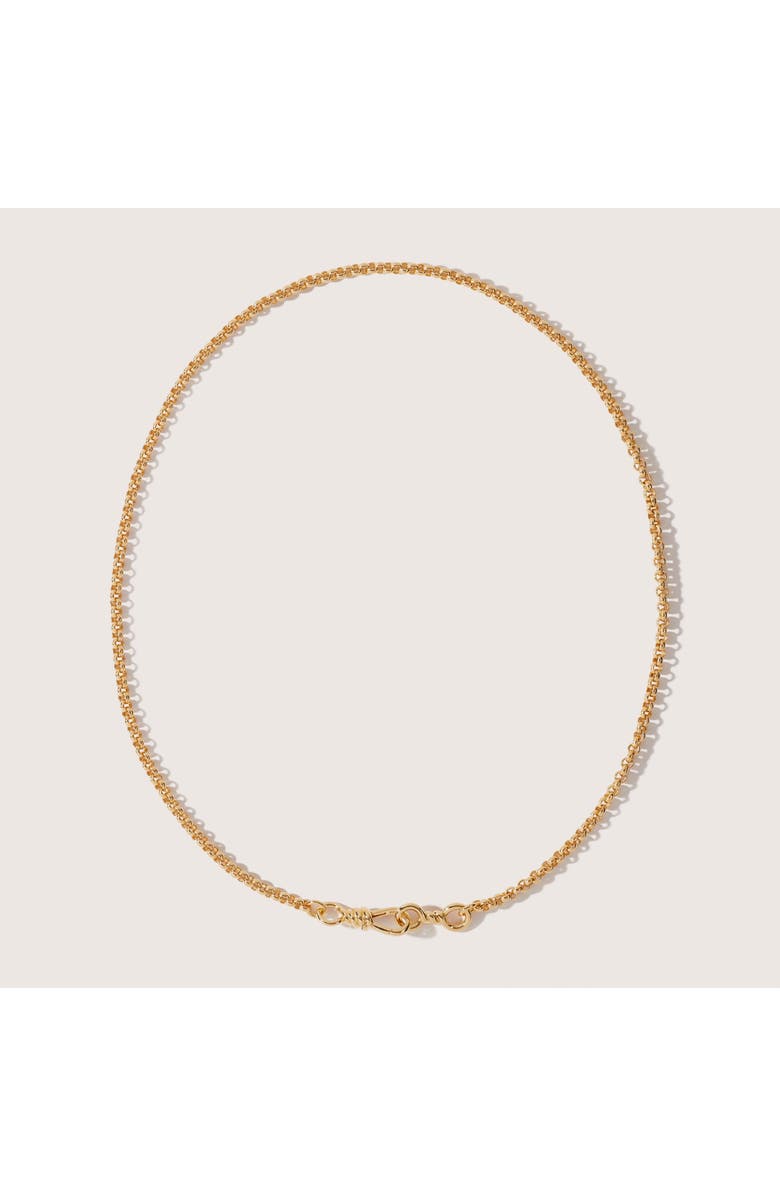 Otiumberg 14kt Gold Vermeil Locked Necklace, Main, color, Yellow Toned Gold