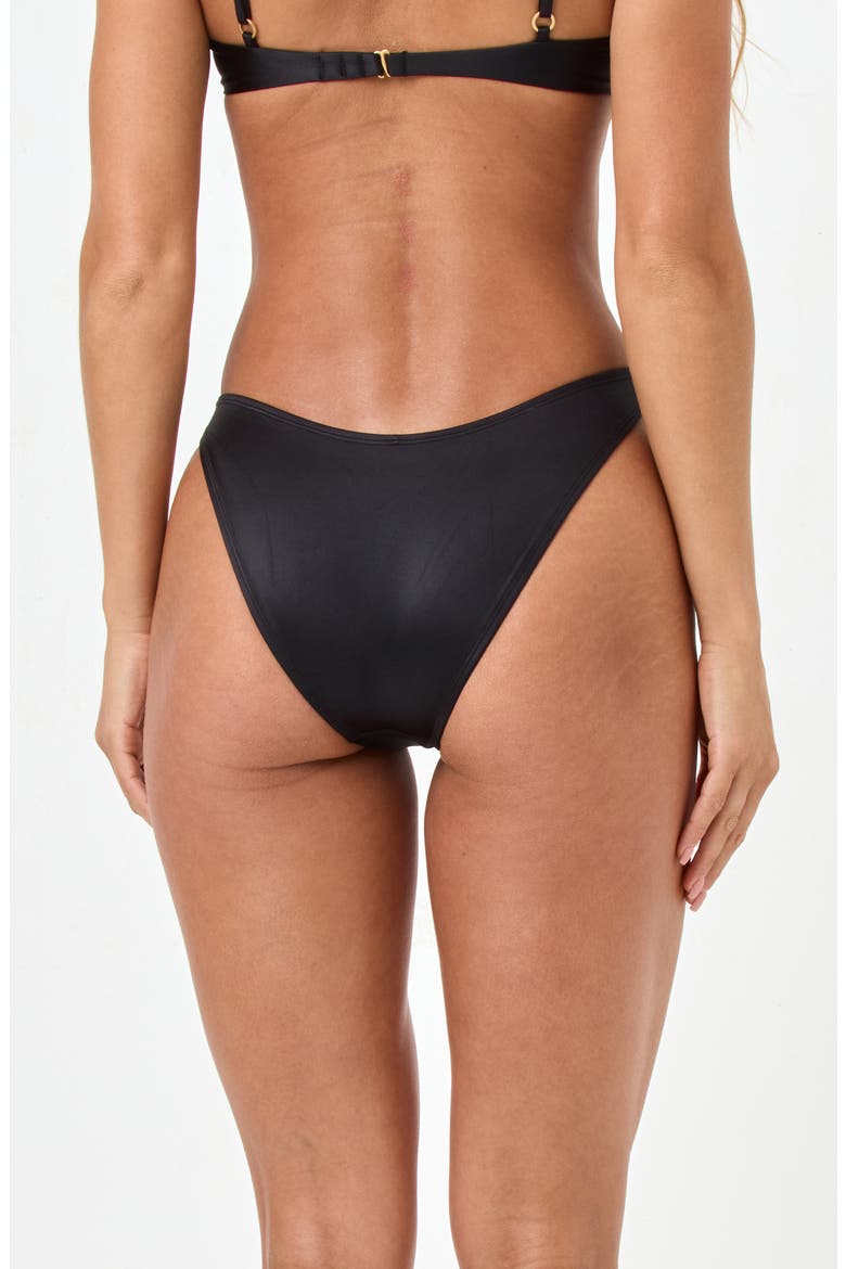 Teagan O-Ring Full Bikini Bottoms, Alternate, color, BLACK
