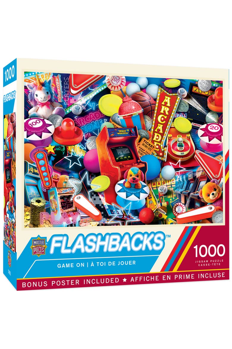 Game On 1000 Piece Jigsaw Puzzle, Main, color, Multicolor