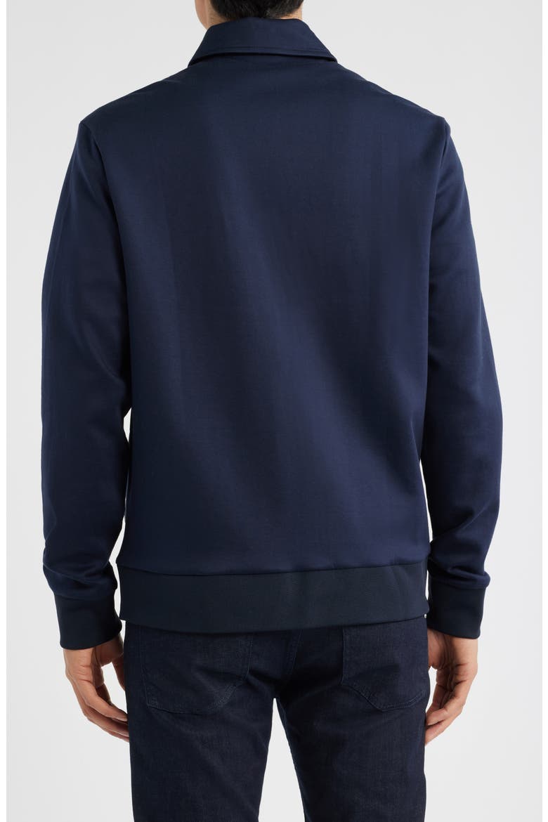Sigmon Quilted Zip Jacket, Alternate, color, DARK BLUE