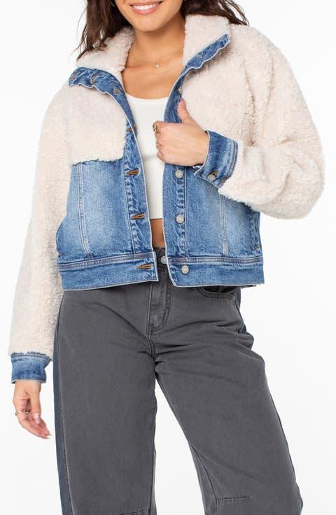 Surf and Turf High Pile Fleece & Denim Jacket