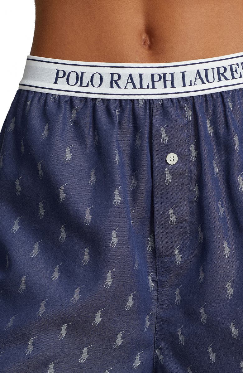Polo Ralph Lauren Crop Short Pajamas, Alternate, color, 