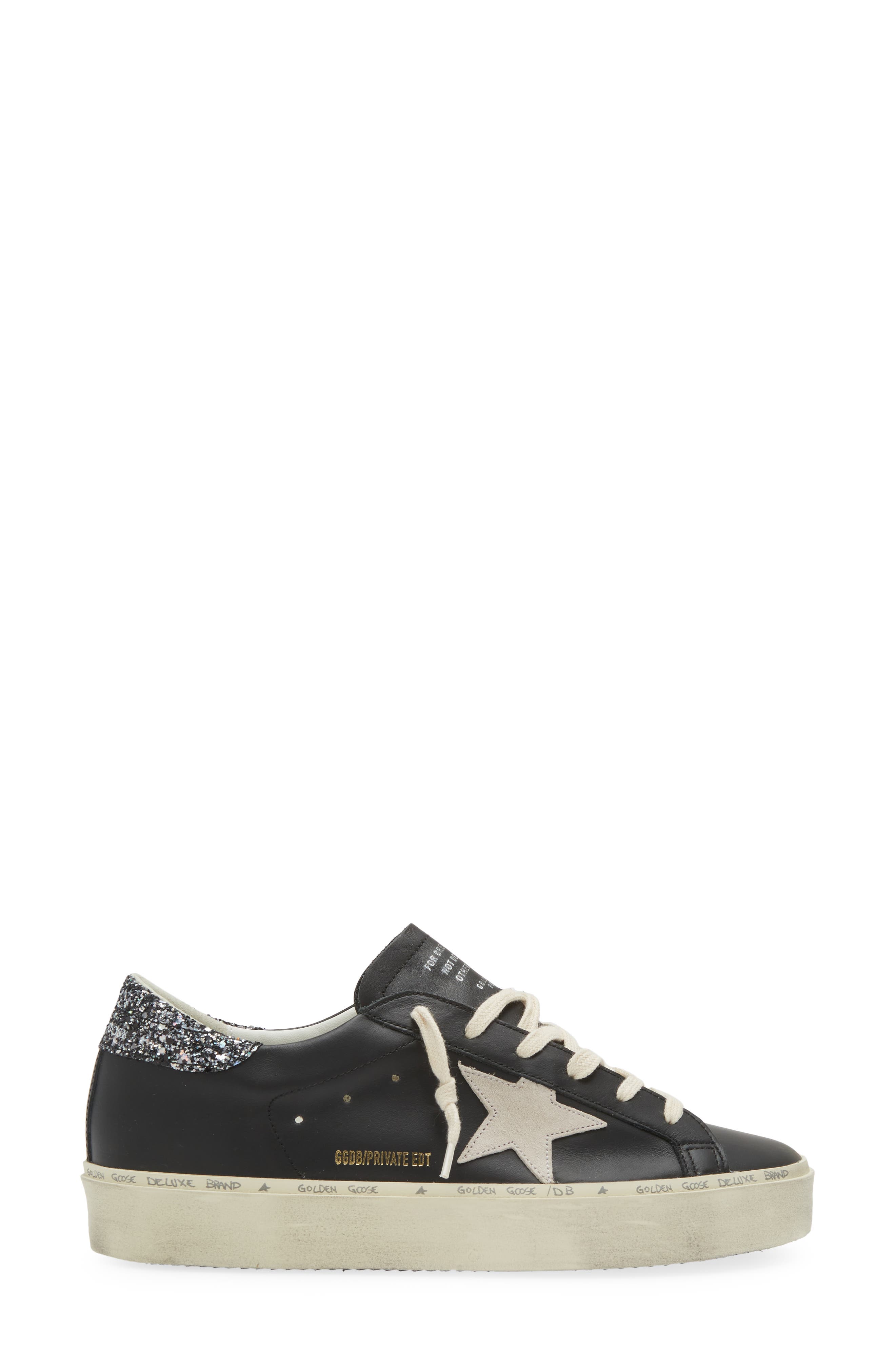Golden Goose Hi Star Low Top Sneaker, Alternate, color, Black