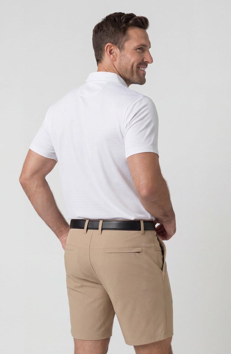 Jack Archer Clubhouse Performance Polo, Alternate, color, White Driveline