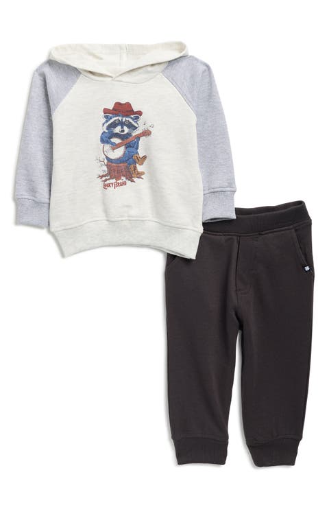 Graphic Hooded T-Shirt & Joggers Set (Baby)
