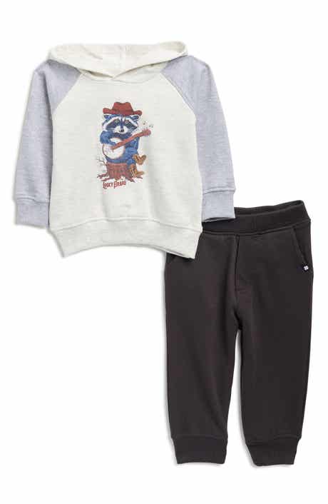 Lucky Brand Graphic Hooded T-Shirt & Joggers Set
