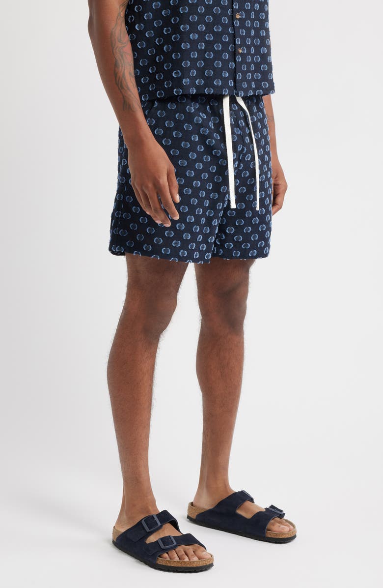 RIZORT James Check Shorts, Alternate, color, Navy