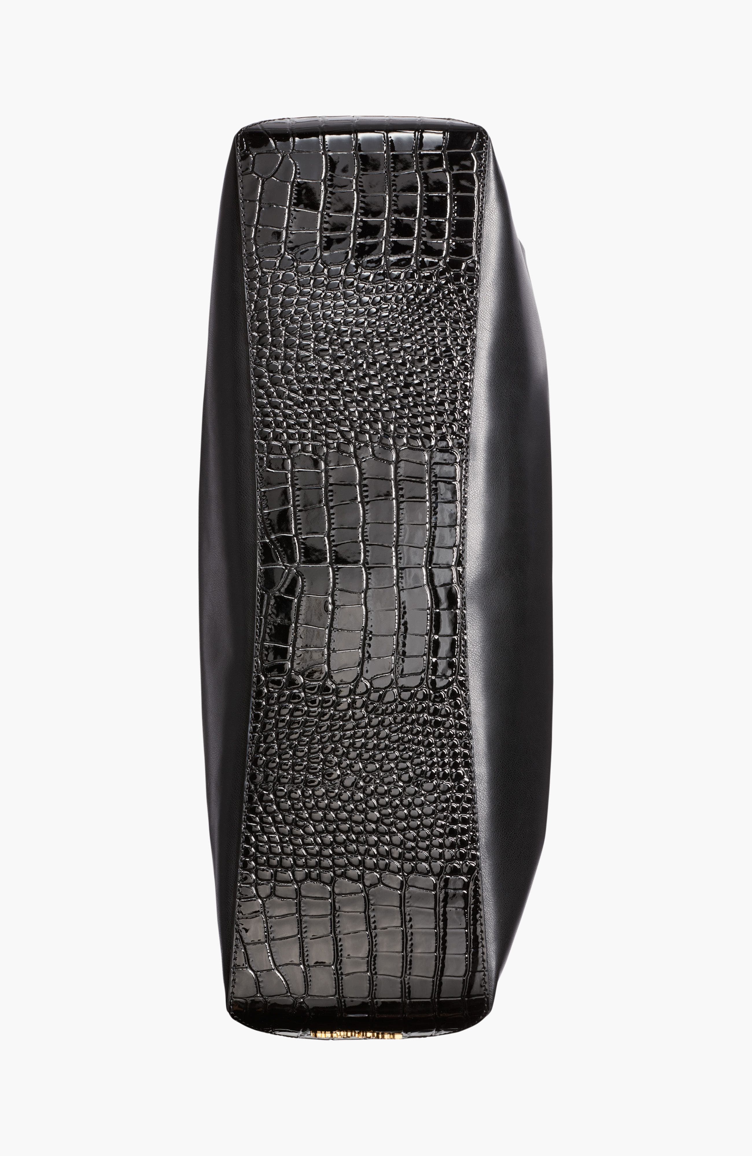 Donna Karan New York Percale Shoulder, Alternate, color, Black/Gold