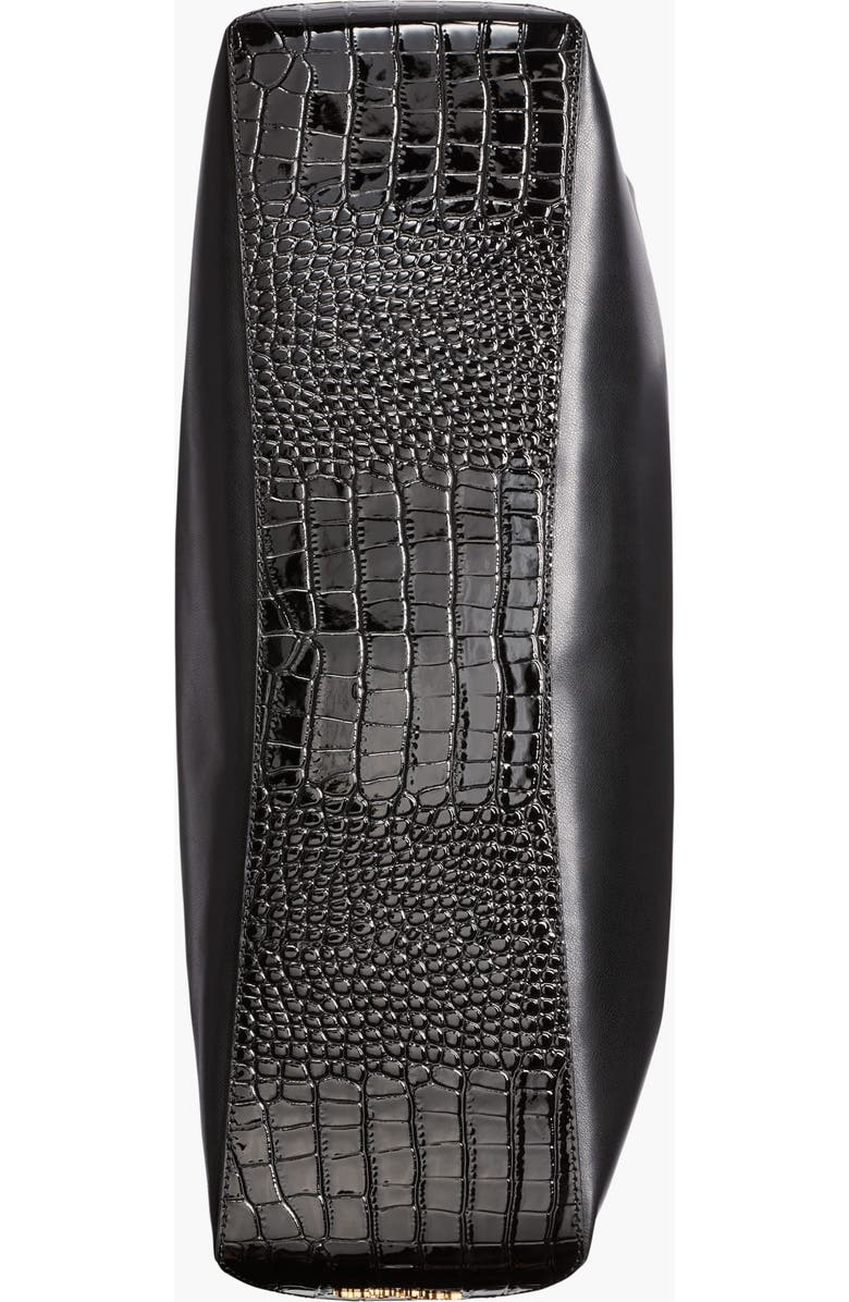 Donna Karan New York Percale Shoulder, Alternate, color, Black/Gold