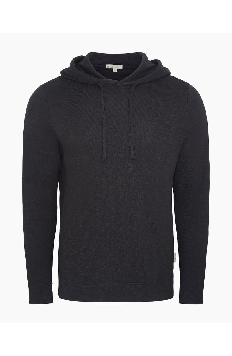 Onia Heavyweight Slub Hoodie, Alternate, color, Noir