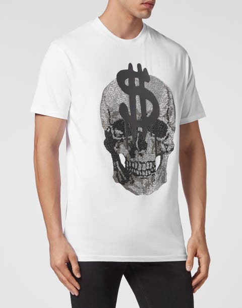 T-Shirt Round Neck Skull Men
