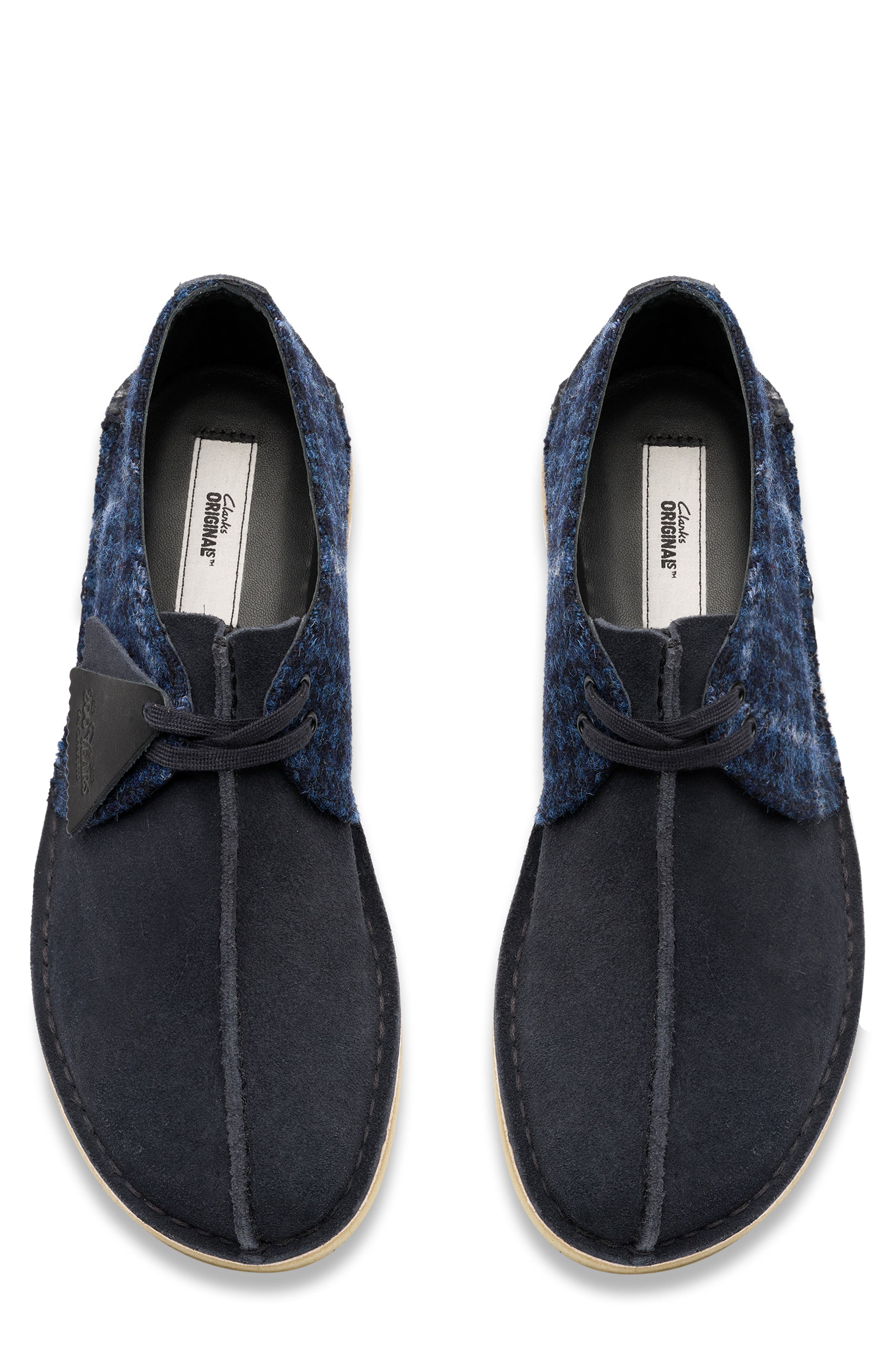 Clarks<sup>®</sup> Originals Desert Trek Chukka Boot, Alternate, color, Navy Tweed Comb